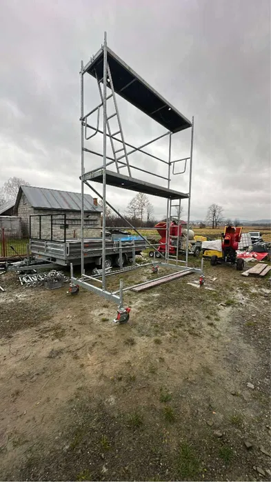 Wynajem rusztowanie elewacyjne Plettac P70 +50 ramek warszawki