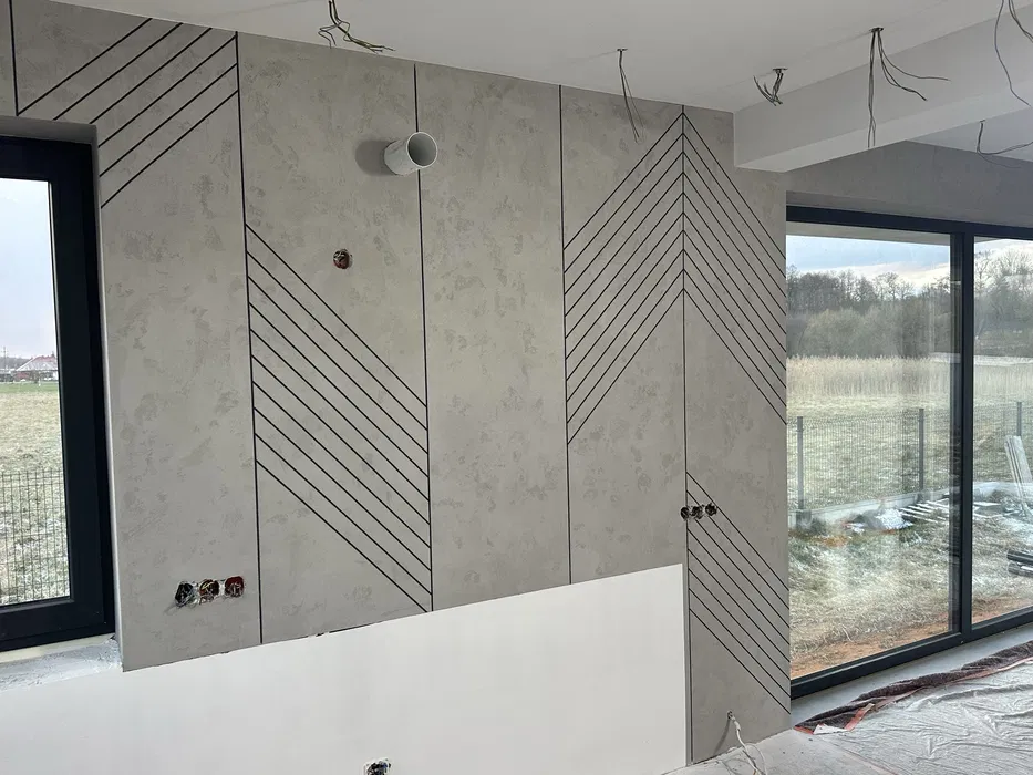 Beton architektoniczny tynki dekoracyjne elewacja stiuk mikrocement