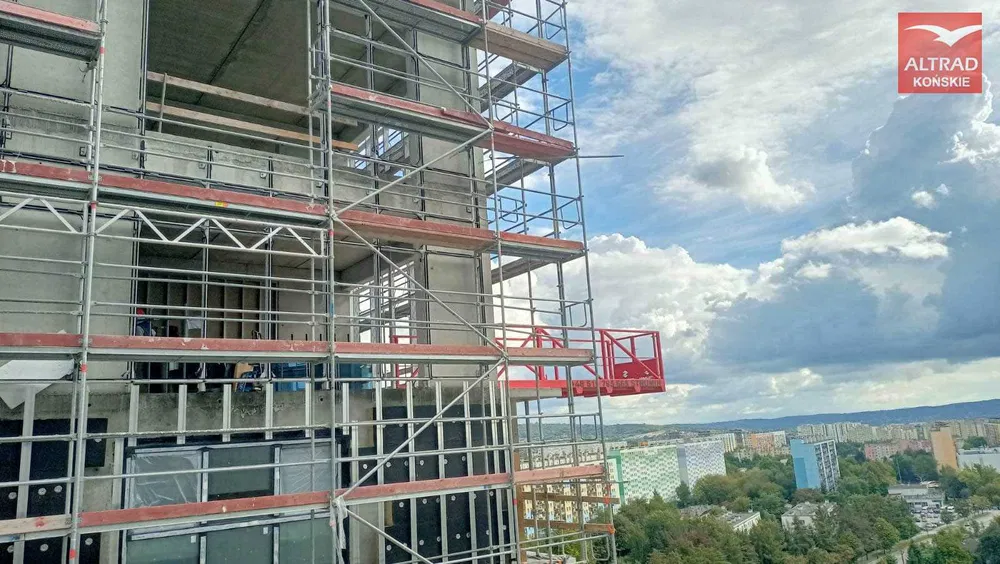 Wynajem Rusztowań Fasadowych, Rusztowanie aluminiowe, Fasada - ALTRAD