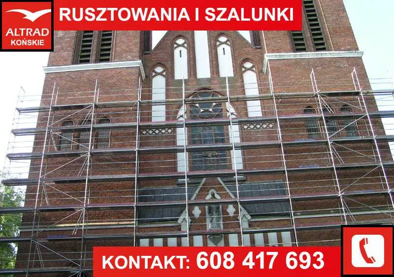Wynajem Rusztowań Fasadowych, Rusztowanie aluminiowe, Fasada - ALTRAD
