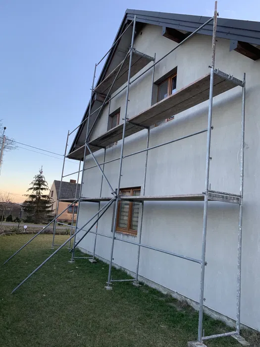 Rusztowanie elewacyjne , fasadowe Plettac wynajem wypożyczalnia