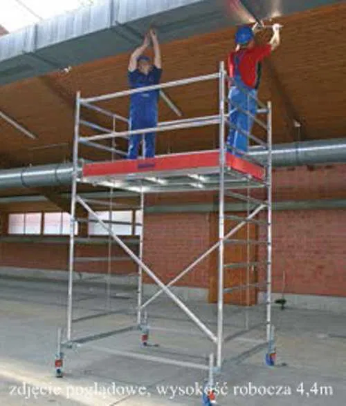 ADAMEK. Rusztowanie aluminiowe jezdne, przejezdne. WYNAJEM - Limanowa