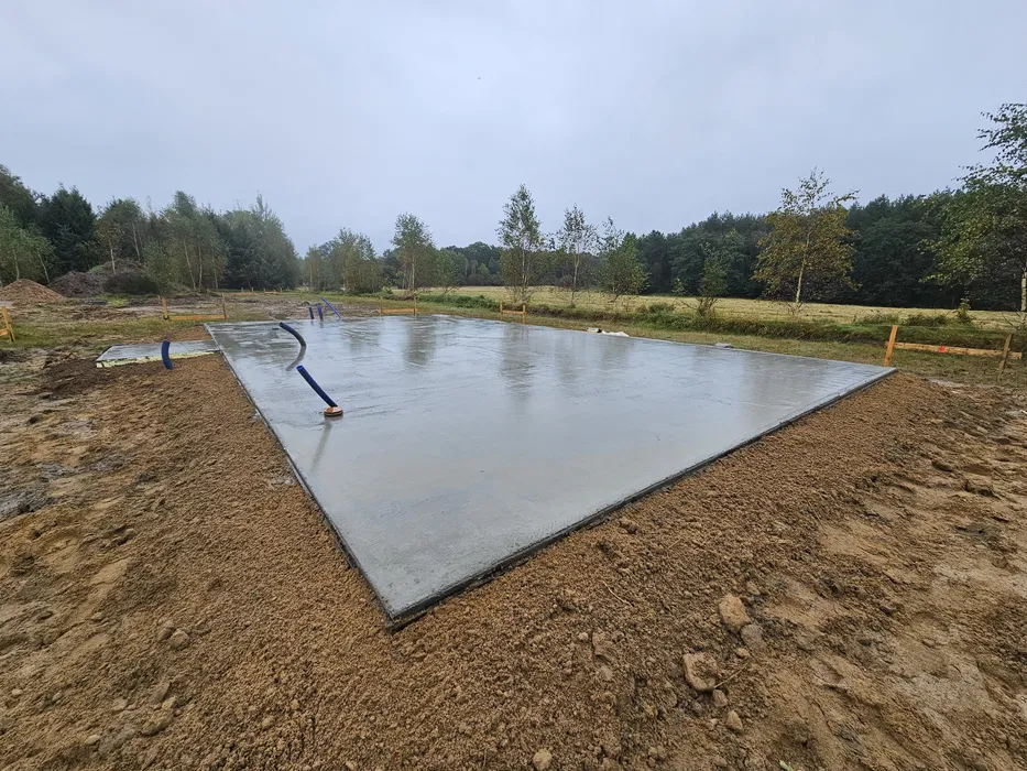 Płyta fundamentowa-dom jednorodziny ,dom na zgloszenie 35 m2