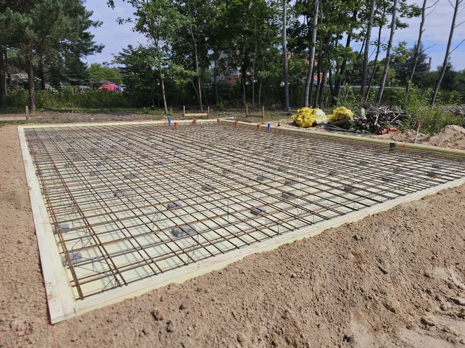 Płyta fundamentowa-dom jednorodziny ,dom na zgloszenie 35 m2