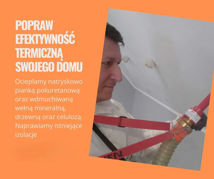 Ocieplanie poddaszy, stropów, naprawa ocieplenia celulozą, wełną