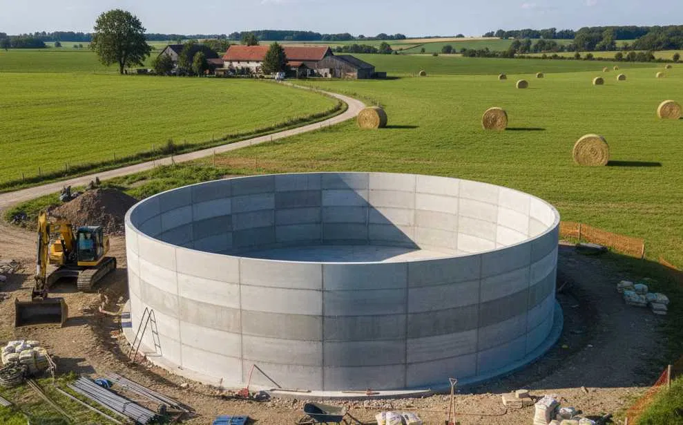 Szalunki do zbiorników na gnojowicę biogazownie rolnicze