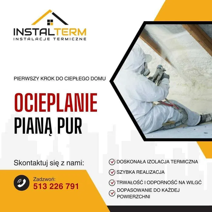 ocieplenia pianą pur