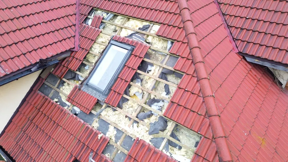 Naprawy dachów po kunach / kuna na dachu / Izolacje pianą i celulozą