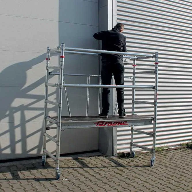 Wynajem rusztowanie aluminiowe jezdne Nowy Sącz – lekkie, stabilne