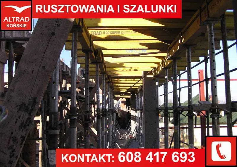 Wynajem Szalunków Stropowych, Wieże Podporowe, Podpory Budowlane - FV