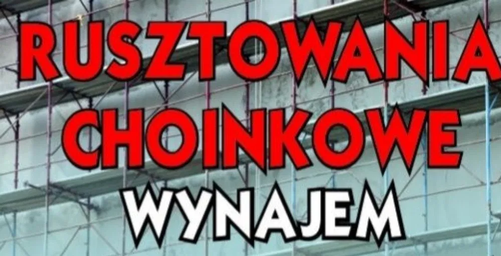 Rusztowanie choinkowe klinowe elewacyjne wynajem 35zł/100 m2/doba