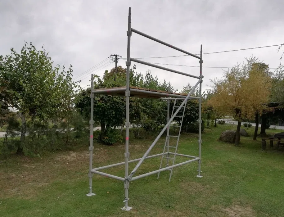 Rusztowanie choinkowe klinowe elewacyjne wynajem 35zł/100 m2/doba