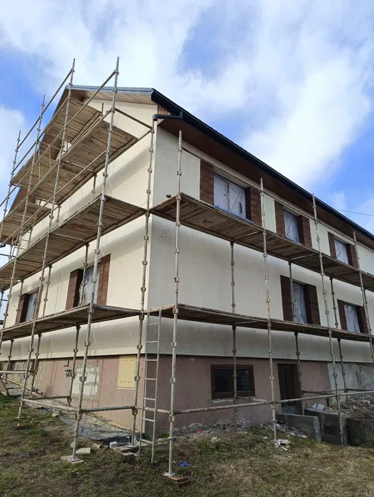 Rusztowanie choinkowe klinowe elewacyjne wynajem 35zł/100 m2/doba