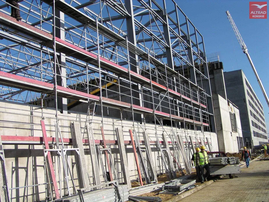Wypożyczalnia Rusztowań Fasadowych - Duże i Małe Obiekty - Projekt -FV