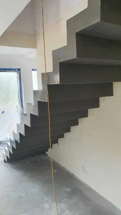 Schody Olsztyn mikrocement, mikrobeton.