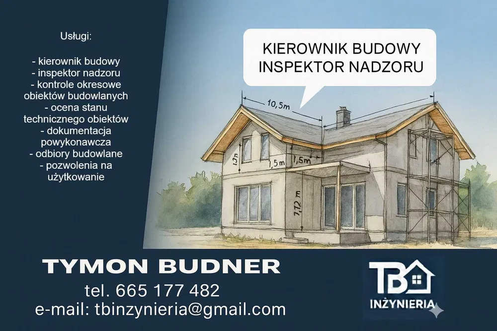 Kierownik budowy / inspektor nadzoru / Pozwolenie na użytkowanie
