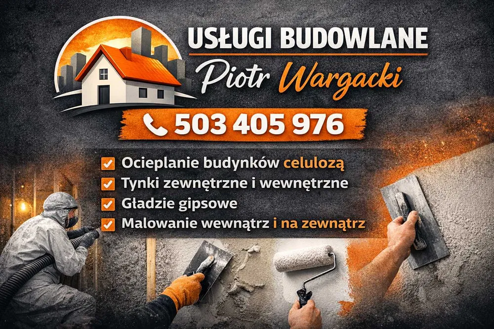 Ocieplanie Celulozą | Tynki | Gładzie | Malowanie | Firma Budowlana
