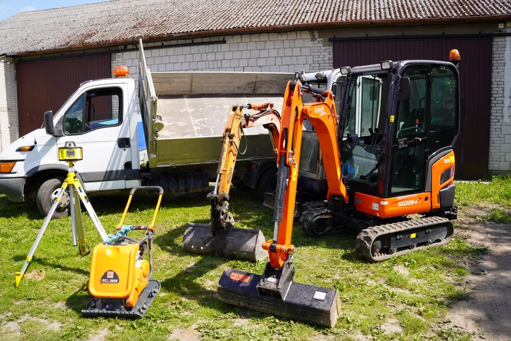 Stemple budowlane wynajem doki, dzwigary