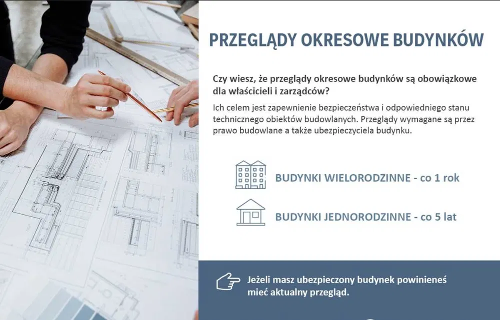 Odbiory mieszkań, kierownik budowy, inspektor nadz. przeglądy budynków