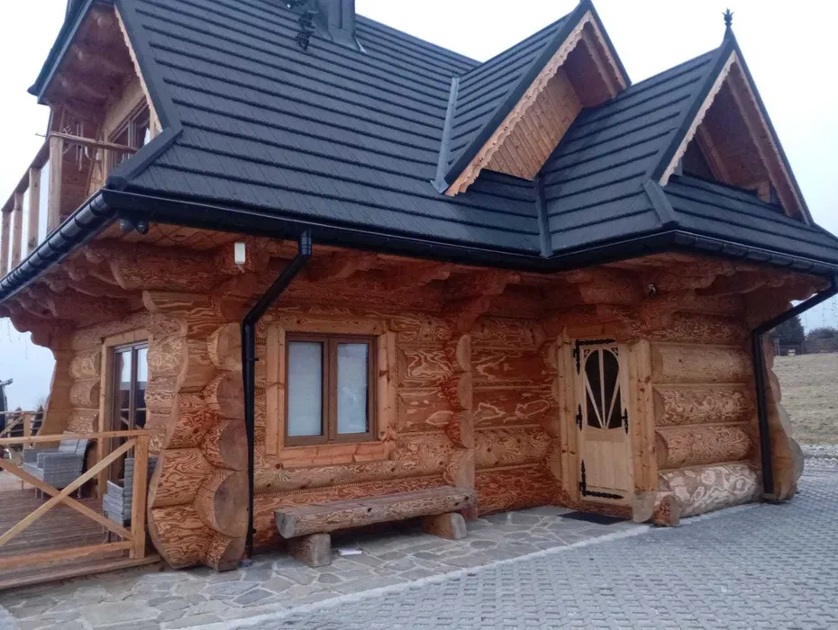 Domy całoroczne z pół bali i płazów. Cała Polska.