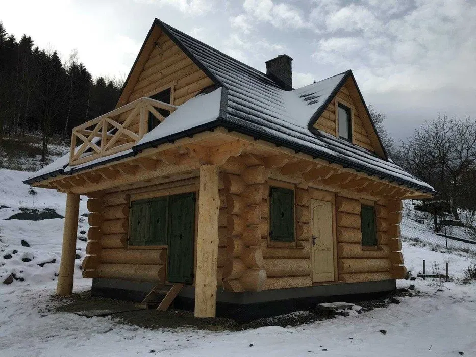 Domy całoroczne z pół bali i płazów. Cała Polska.