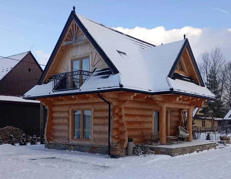 Domy całoroczne z pół bali i płazów. Cała Polska.