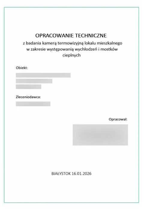 TERMOWIZJA, kierownik budowy, odbiory mieszkań, kosztorysy (podlaskie)