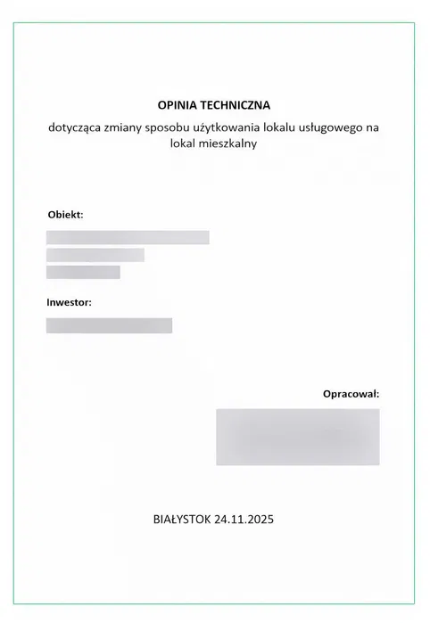 TERMOWIZJA, kierownik budowy, odbiory mieszkań, kosztorysy (podlaskie)
