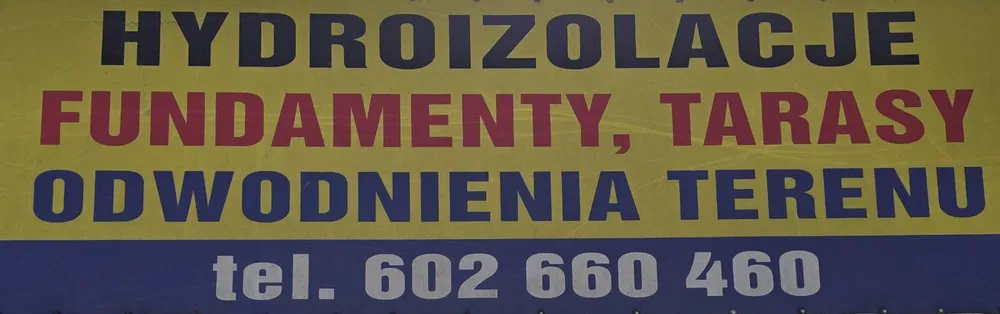 HYDROIZOLACJE - fundamenty, tarasy, odwodnienia terenu