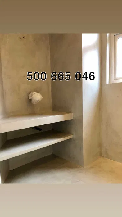 Mikrocement, mikrobeton, posadzki dekoracyjne, żywice