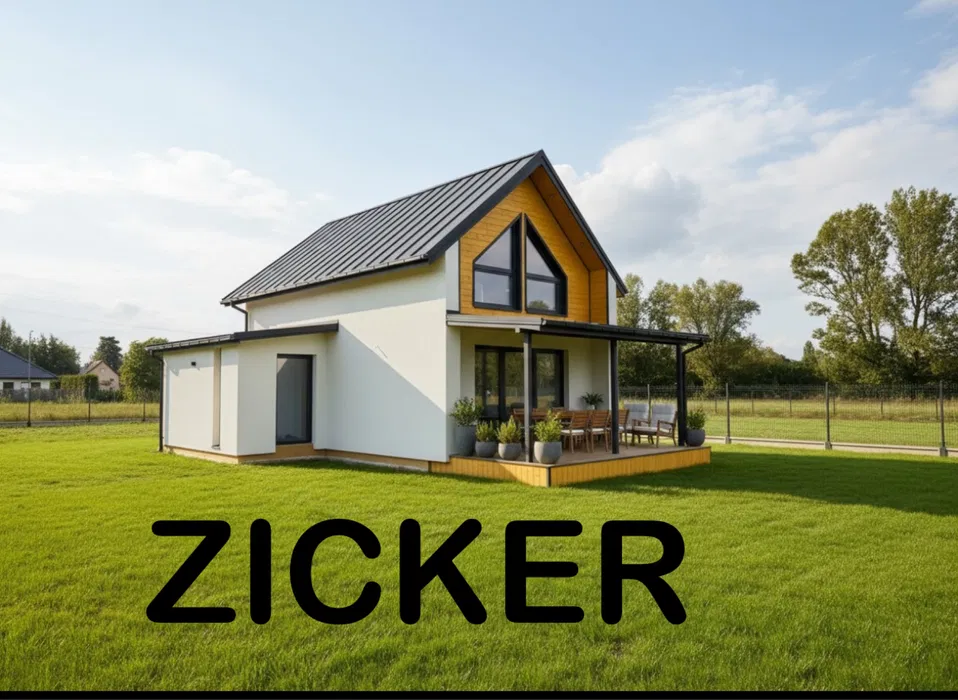 NOWOCZESNA STODOŁA Budowa domow szkieletowy dom caloroczny L302 płyta