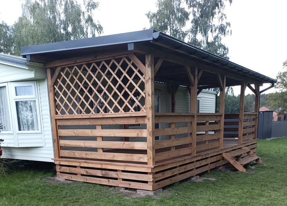 Zadaszenia i Tarasy KVH C24 | Domki Holenderskie i Kemping | Szadek
