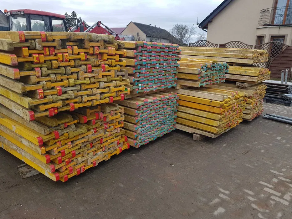 Wynajem: Stemple 4m, 5m, Podpory,Sztyce długie 10kn i 20kn szalunki