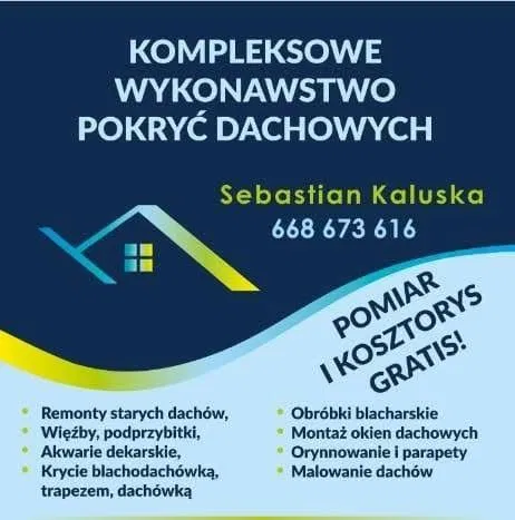 Dachy montaż więźby wymiana pokryć dachowych obróbki