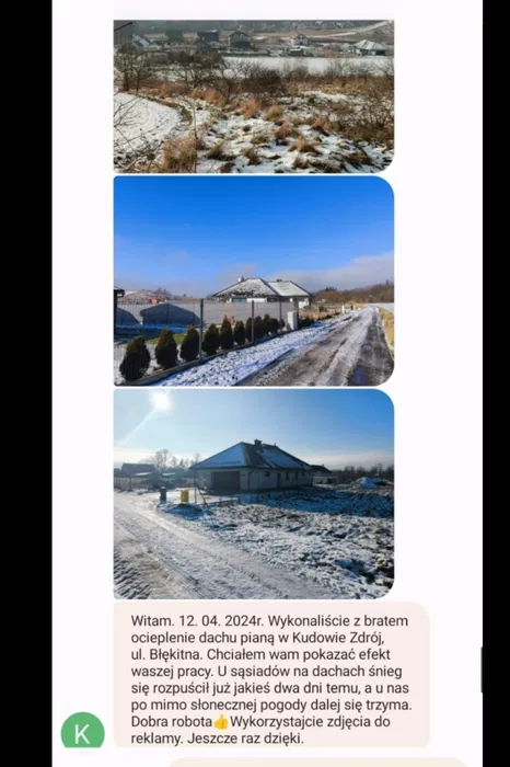 Wynajem rusztowania.Piana PUR Ocieplanie dachow,stropów Izolacja