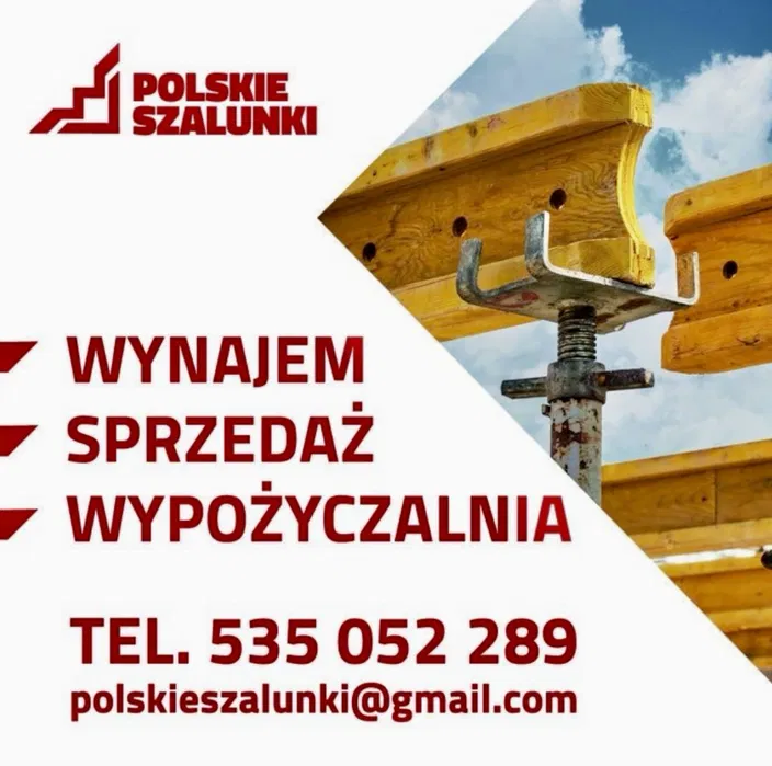 Wynajem szalunków szalunki stropowe doki stemple korony dzwigary