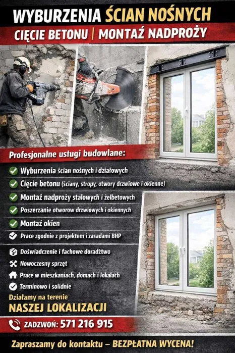Przebudowy Budynków Stany surowe TermoModernizacje
