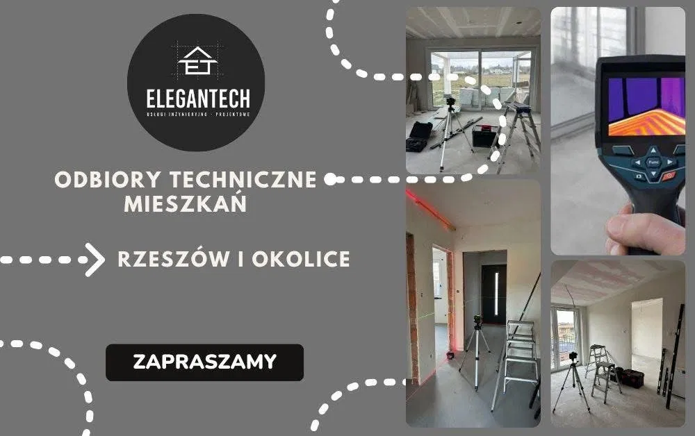 Odbiory techniczne mieszkań i domów Rzeszów / Podkarpacie + termowizja