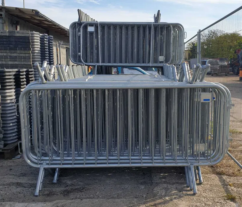 WYNAJEM - Barierka lekka 2,5m - imprezowa/budowlana/tymczasowa