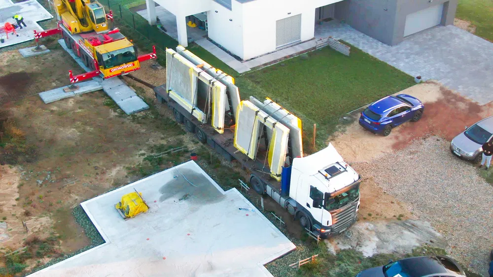 ściany żelbetowe prefabrykowane, keramzytobetonowe, kerazmyt
