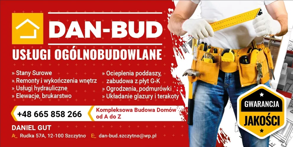 Usługi Ogólnobudowlane - BUDOWA DOMÓW