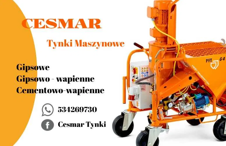 Tynki wewnętrzne maszynowe.Gipsowe,gipsowo- wapienne, hybrydowe