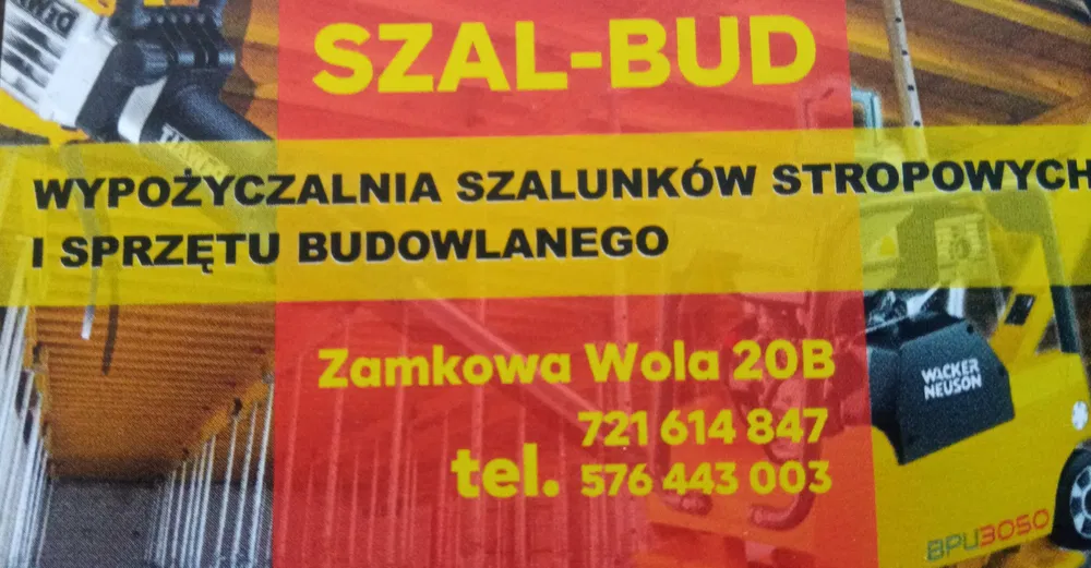 SZAL-BUD Wypożyczania szalunkow stropowych