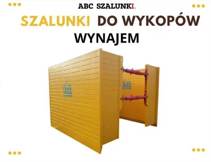 Szalunki do wykopów - SZALUNEK TYPU STUDNIA 3x3x2,3m Wynajem