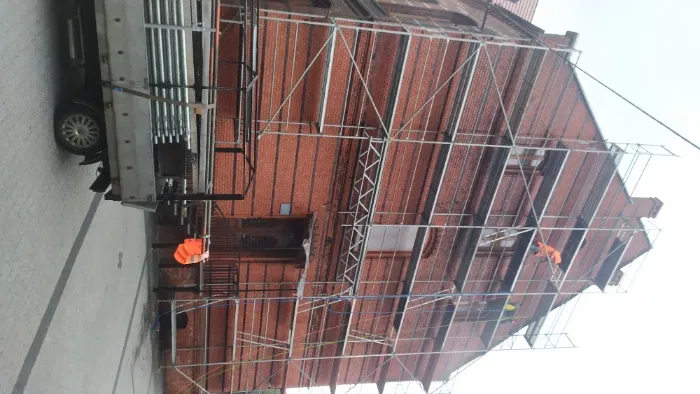 WYNAJEM Jaworzno - Rusztowanie elewacyjne fasadowe | Transport Montaż