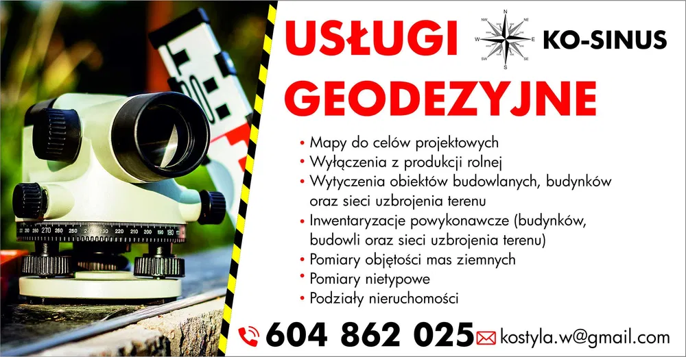 Usługi geodezyjne Lublin, Geodeta Lublin Puławy Lubelskie, Mapa