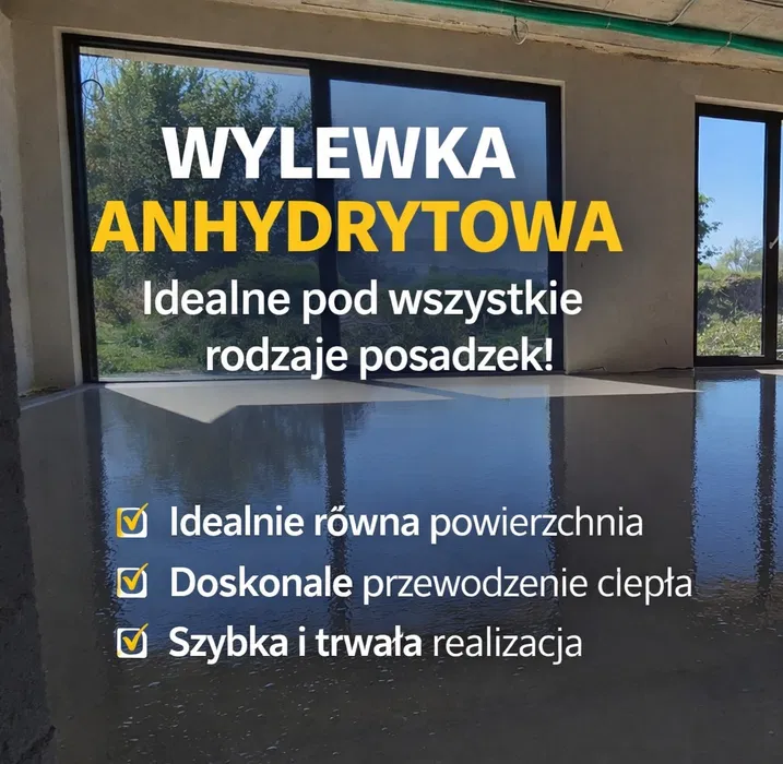 Wylewki anhydrytowe/rozkladanie styropianu