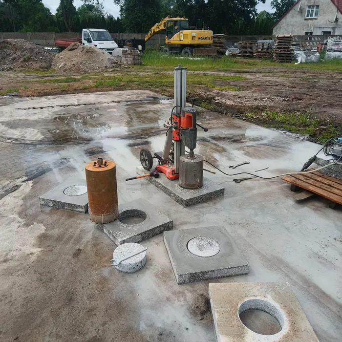 Wiercenie otworów w betonie, przewierty, kucie betonu