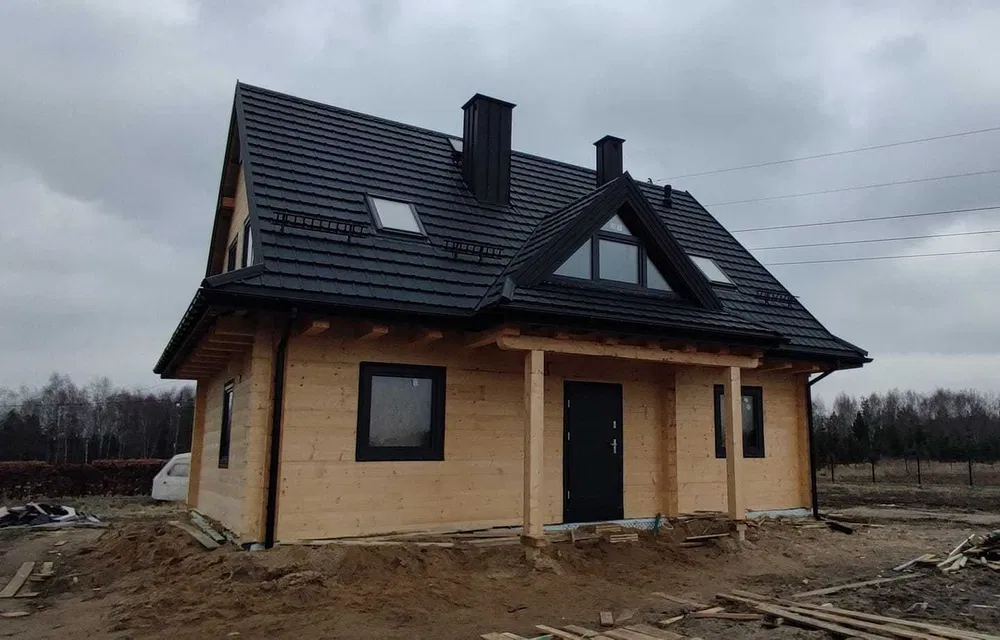 Domy z bali drewnianych, BSH, bal klejony