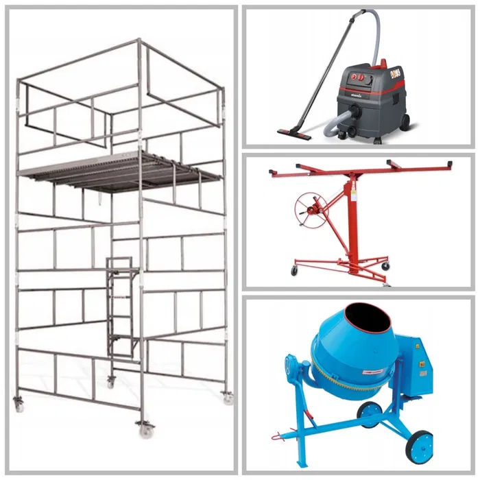 rusztowanie elewacyjne ścienne PLETTAC WYNAJEM wypożyczenie 80m2 FV